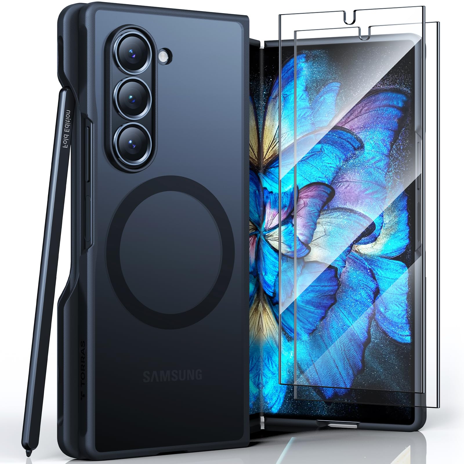Foto 2 pulgar | Funda De Teléfono Torras Magnética A Prueba De Golpes Para Samsung Z Fold 6 - Venta Internacional.