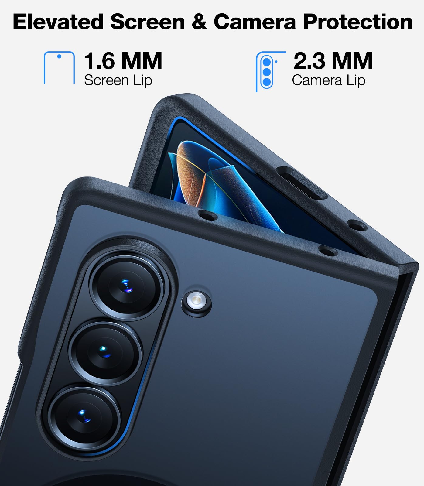 Foto 5 pulgar | Funda De Teléfono Torras Magnética A Prueba De Golpes Para Samsung Z Fold 6 - Venta Internacional.