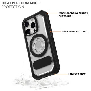 Foto 3 | Funda De Teléfono Rokform Crystal Series Para Iphone 16 Pro Clear - Venta Internacional.