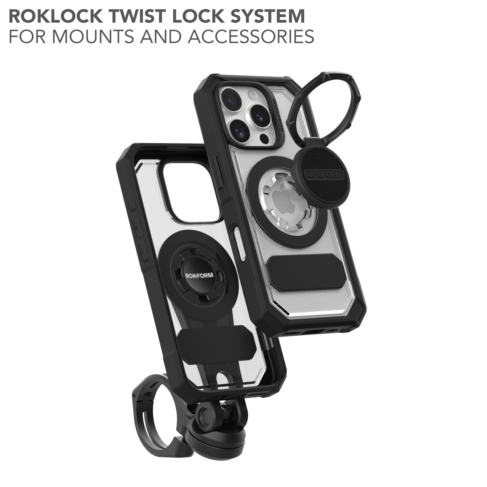 Foto 7 pulgar | Funda De Teléfono Rokform Crystal Series Para Iphone 16 Pro Clear - Venta Internacional.