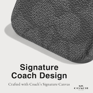 Foto 5 | Funda De Teléfono Coach Signature Canvas Para Iphone 16 Pro Max - Venta Internacional.