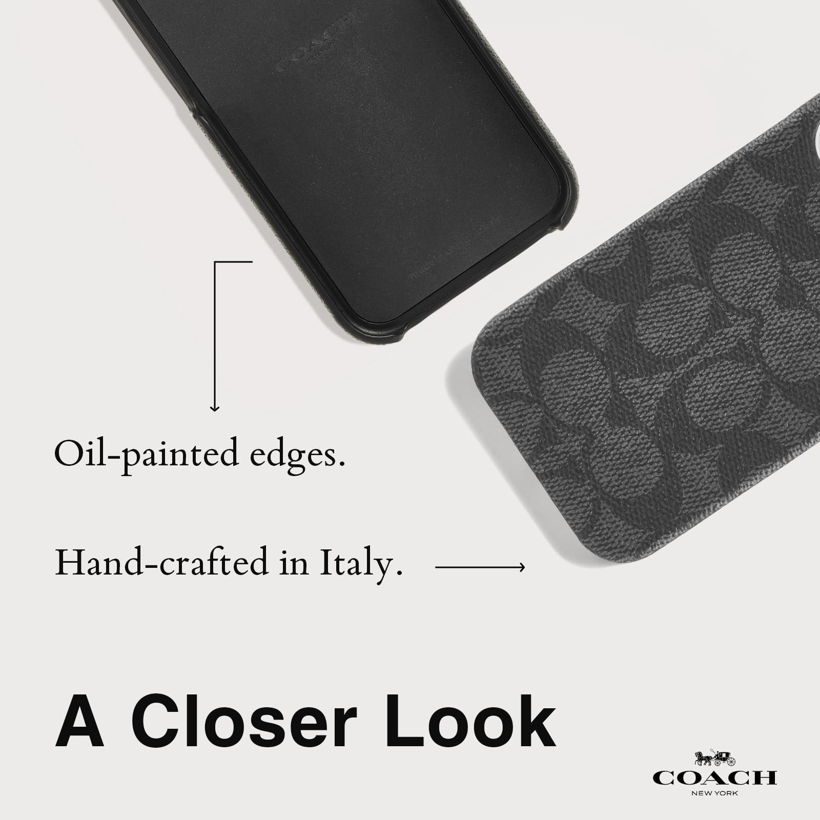 Foto 7 pulgar | Funda De Teléfono Coach Signature Canvas Para Iphone 16 Pro Max - Venta Internacional.