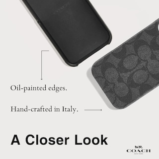 Foto 6 | Funda De Teléfono Coach Signature Canvas Para Iphone 16 Pro Max - Venta Internacional.