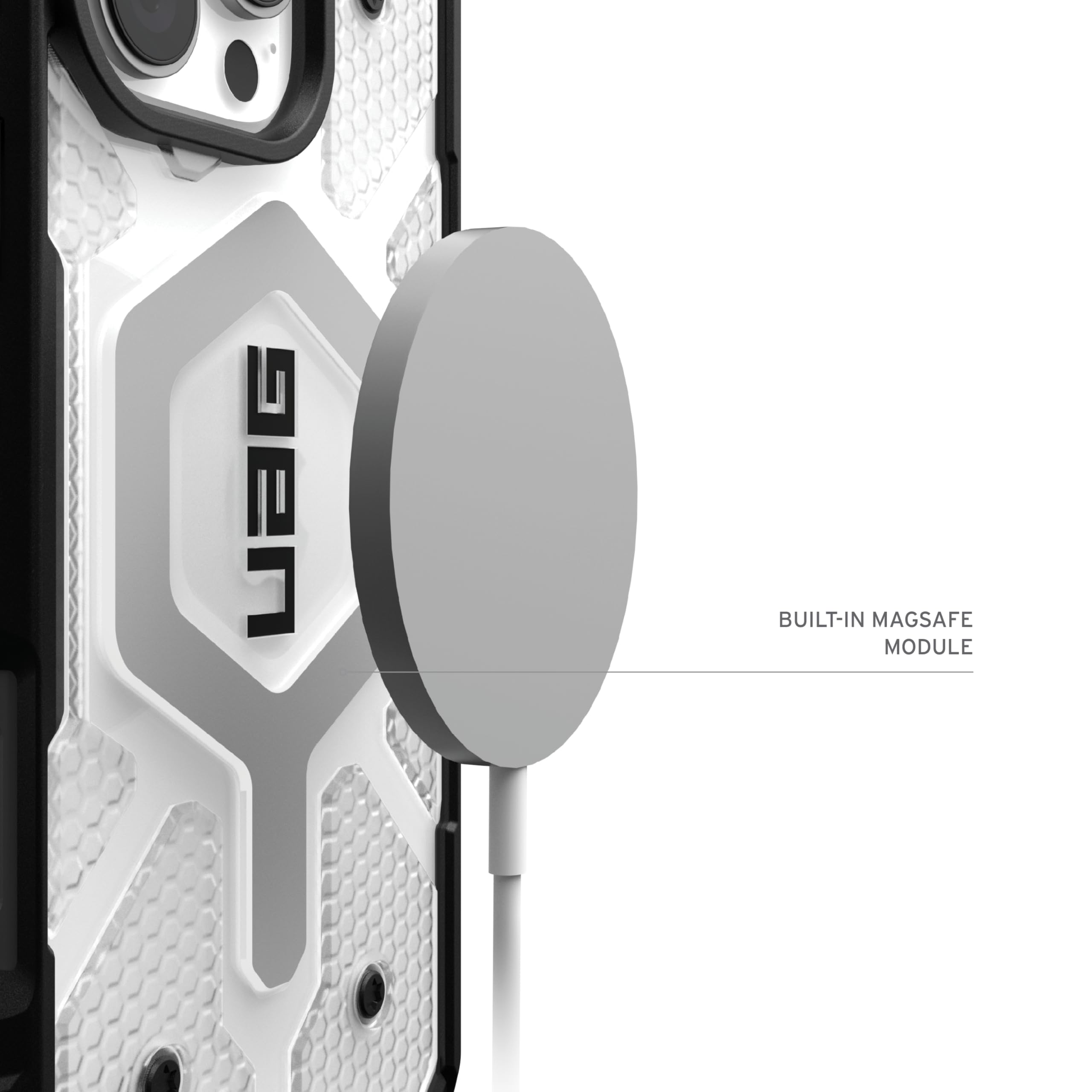 Foto 6 pulgar | Funda Para Teléfono Urban Armor Gear Uag Pathfinder Clear Para Iphone 16 Pro - Venta Internacional.