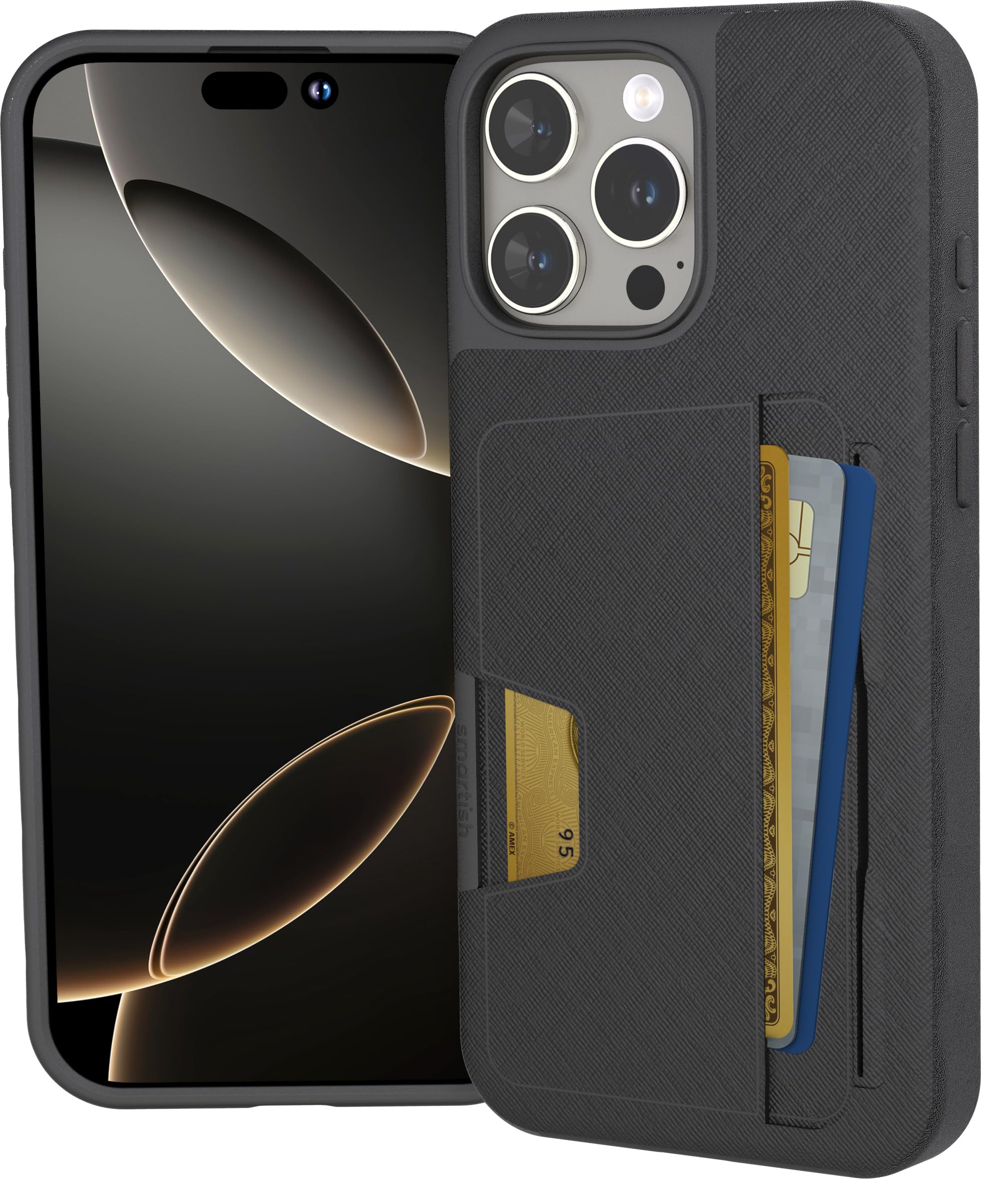 Foto 2 pulgar | Funda Tipo Cartera Smartish  Para Iphone 16 Pro Max Wallet Slayer Vol 2 - Venta Internacional.