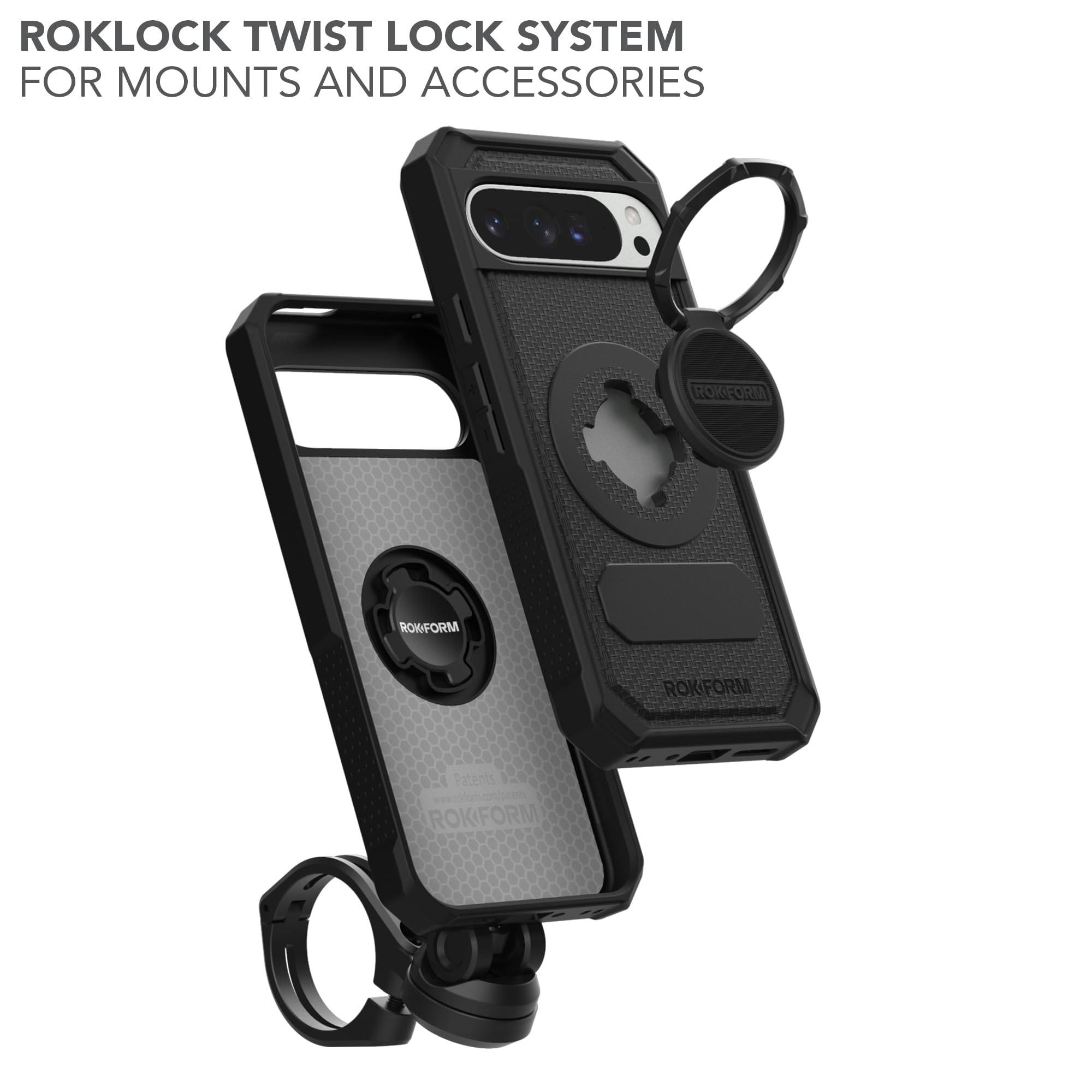 Foto 4 | Funda Rokform Para Google Pixel 9 Pro Xl Rugged Series, Color Negro - Venta Internacional.