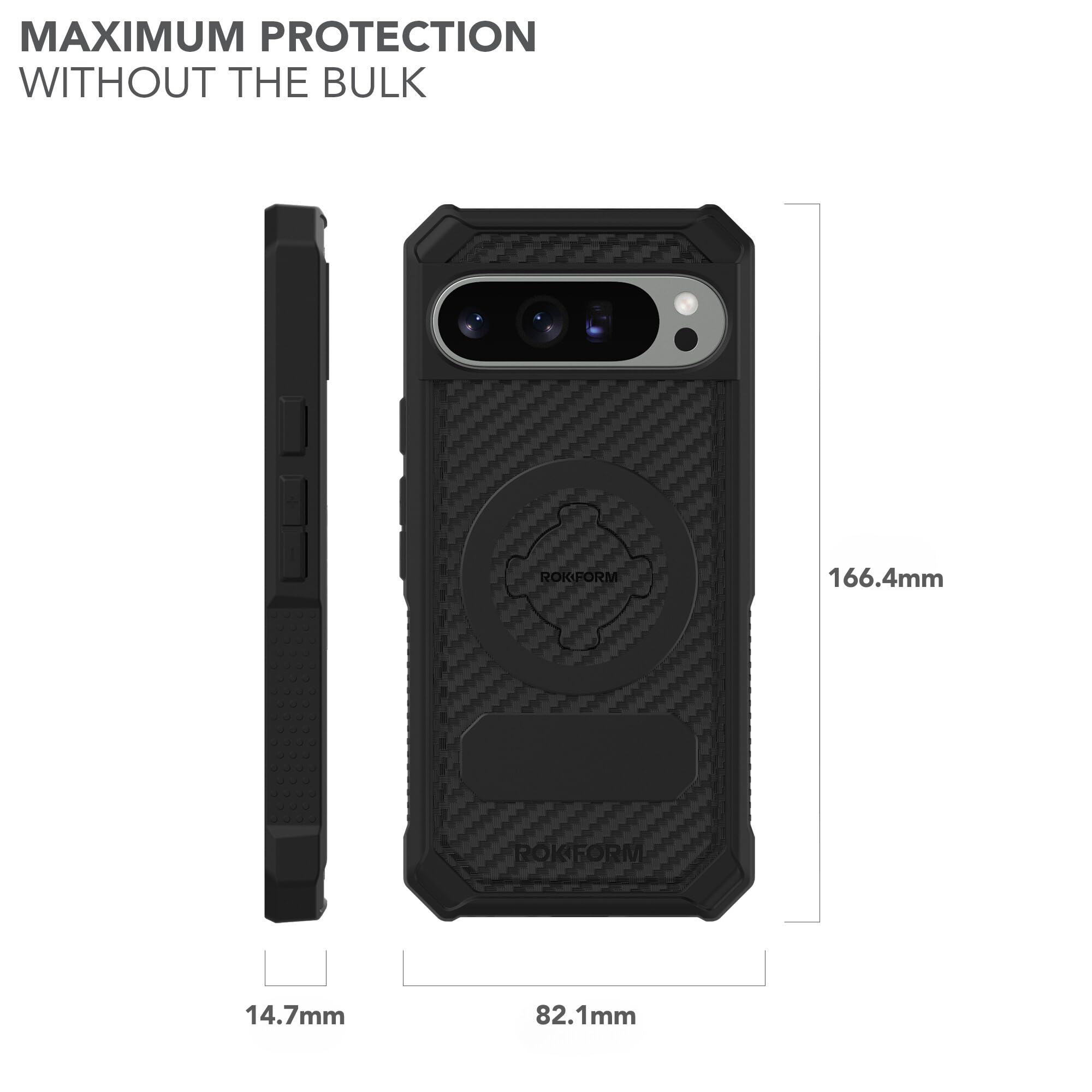 Foto 6 pulgar | Funda Rokform Para Google Pixel 9 Pro Xl Rugged Series, Color Negro - Venta Internacional.