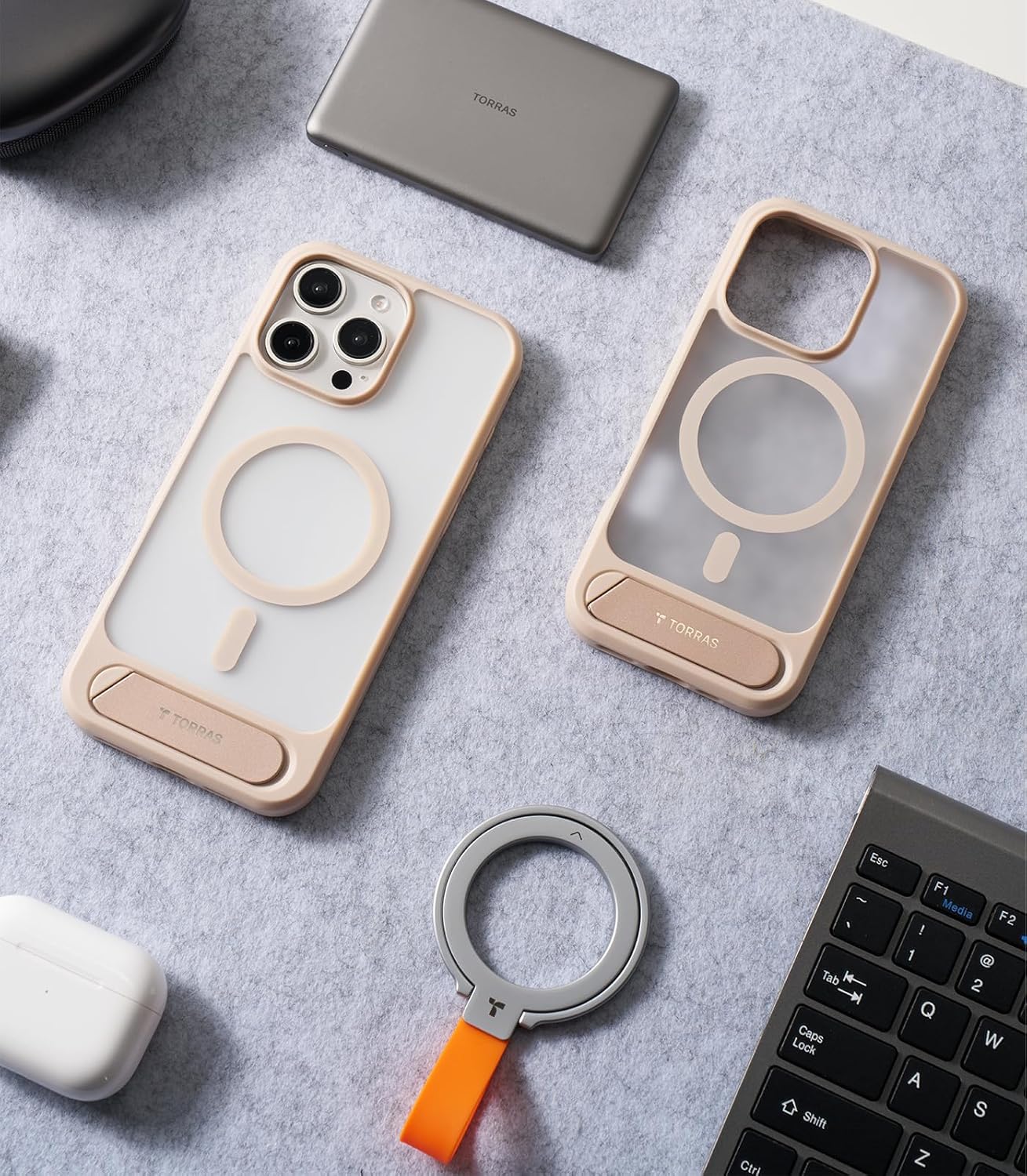 Foto 2 | Funda Para Teléfono Torras Strong Magnetic Stand Para Iphone 16 Pro De 6.3 Pulgadas - Venta Internacional.