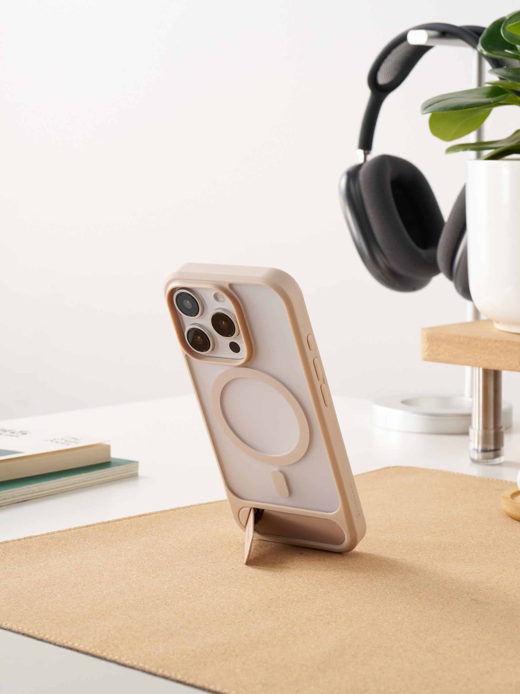 Foto 7 | Funda Para Teléfono Torras Strong Magnetic Stand Para Iphone 16 Pro De 6.3 Pulgadas - Venta Internacional.