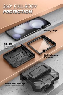 Foto 4 | Funda De Teléfono Supcase Unicorn Beetle Pro Para Samsung Galaxy Z Flip 5 - Venta Internacional.
