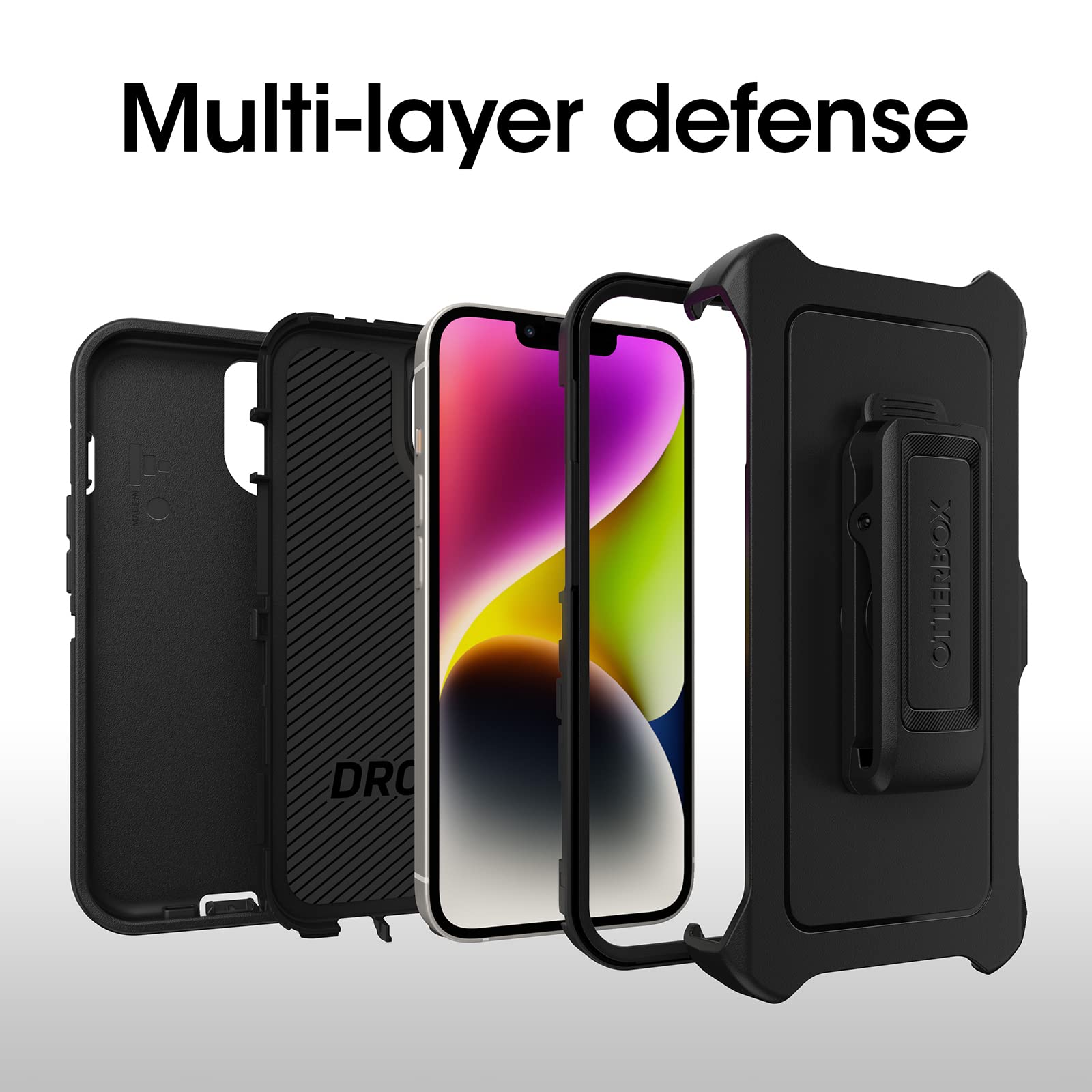 Foto 4 pulgar | Funda Otterbox Defender Series Para Iphone 14 Y Iphone 13 - Venta Internacional.