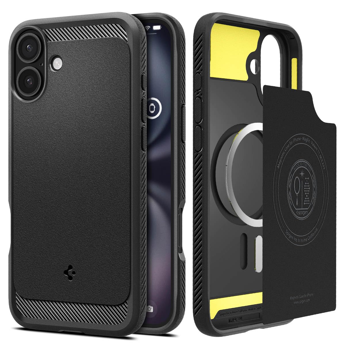 Foto 1 | Funda Spigen Rugged Armor Magfit Para Iphone 16 Con Magsafe - Venta Internacional.