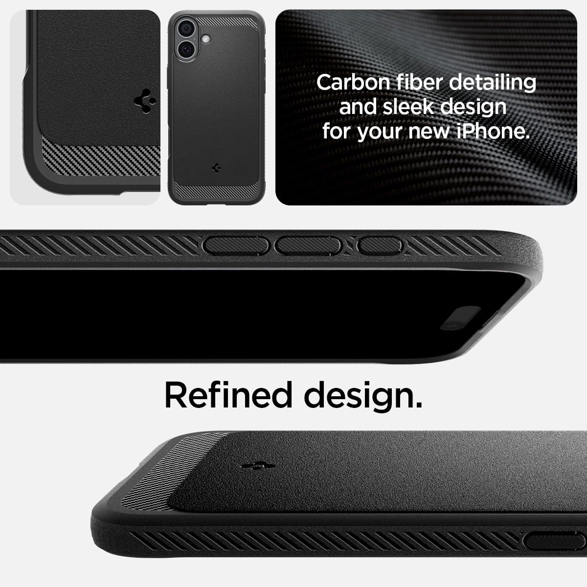 Foto 4 pulgar | Funda Spigen Rugged Armor Magfit Para Iphone 16 Con Magsafe - Venta Internacional.