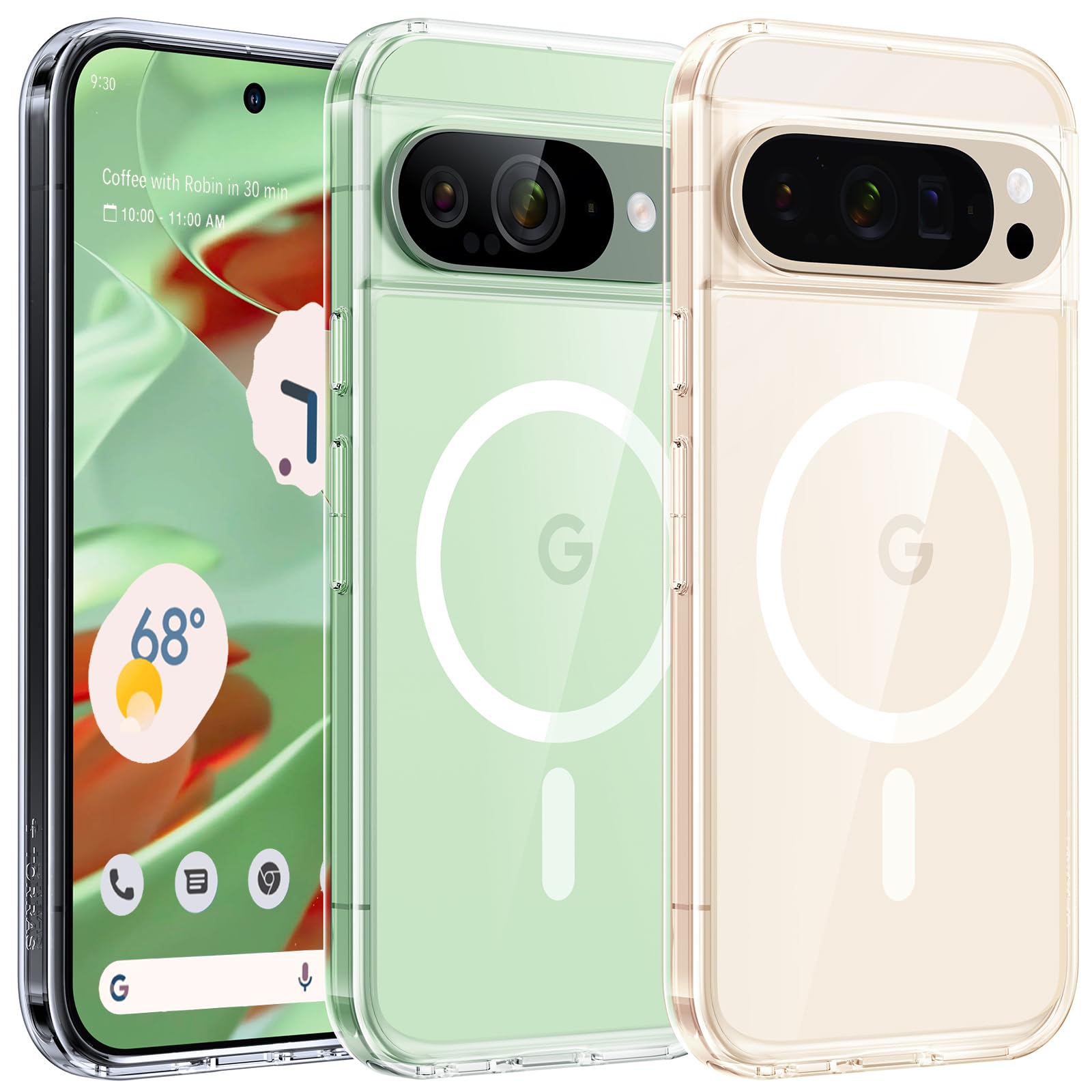 Foto 2 pulgar | Funda De Teléfono Torras Magnética A Prueba De Golpes Para Google Pixel 9 Pro - Venta Internacional.
