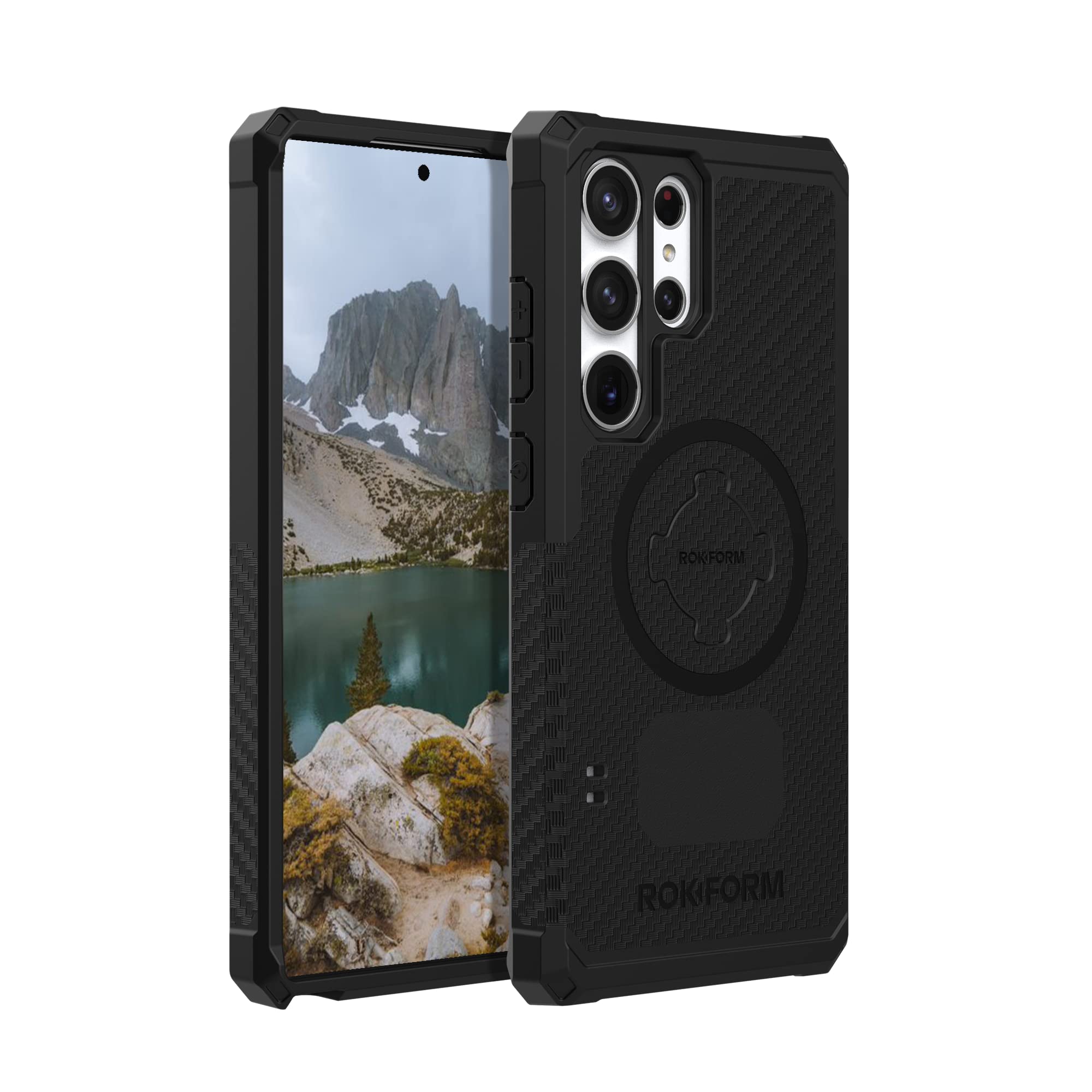 Foto 2 pulgar | Funda Rokform Rugged Series Para Galaxy S23 Ultra, Color Negro - Venta Internacional.