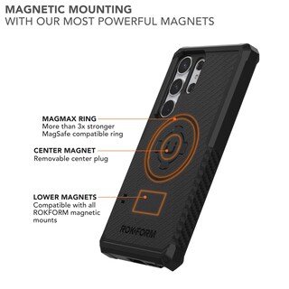 Foto 5 | Funda Rokform Rugged Series Para Galaxy S23 Ultra, Color Negro - Venta Internacional.