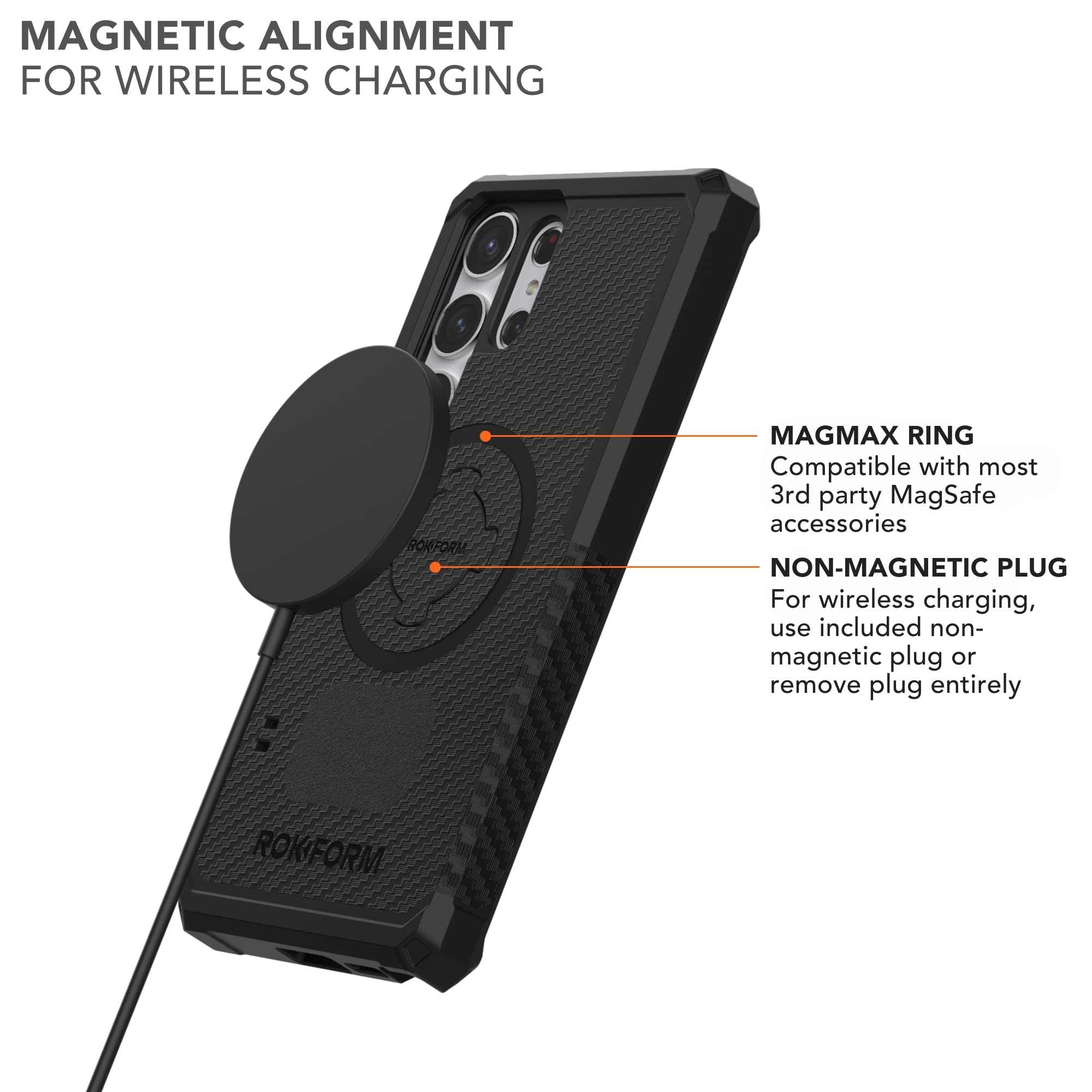 Foto 7 pulgar | Funda Rokform Rugged Series Para Galaxy S23 Ultra, Color Negro - Venta Internacional.
