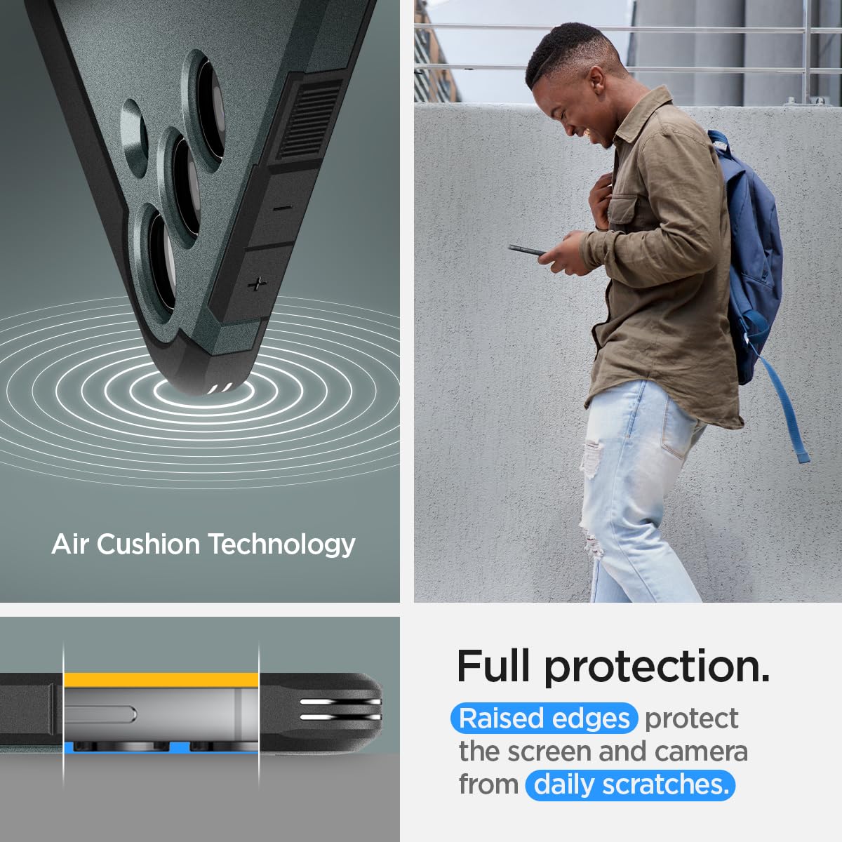 Foto 6 pulgar | Funda Spigen Tough Armor Para Galaxy S24 Plus Con Soporte - Venta Internacional.