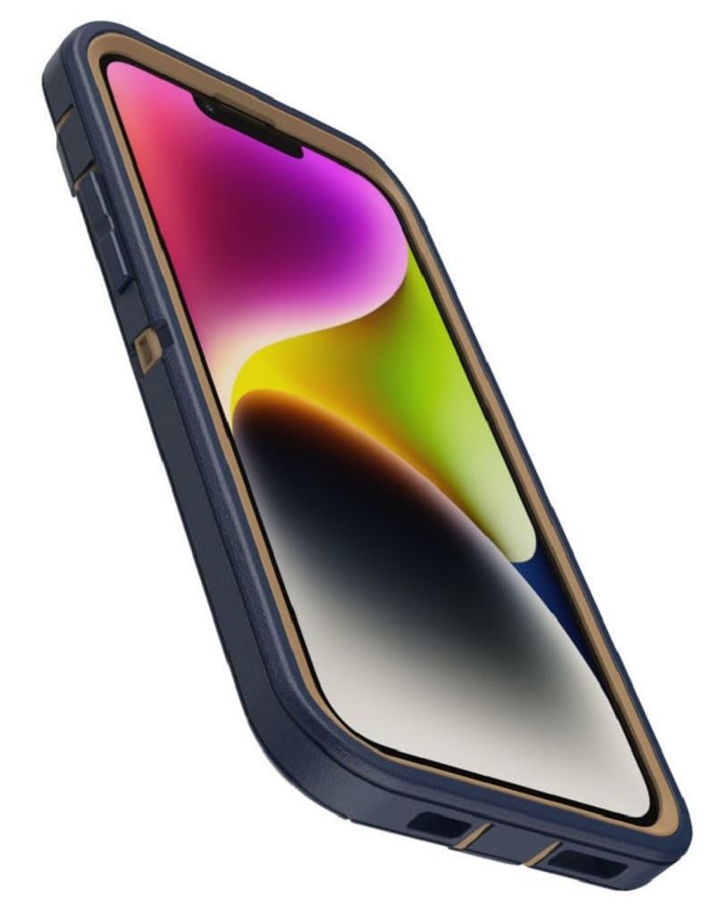 Foto 5 pulgar | Funda Otterbox Defender Series Para Iphone 14 Y Iphone 13, Color Azul - Venta Internacional.