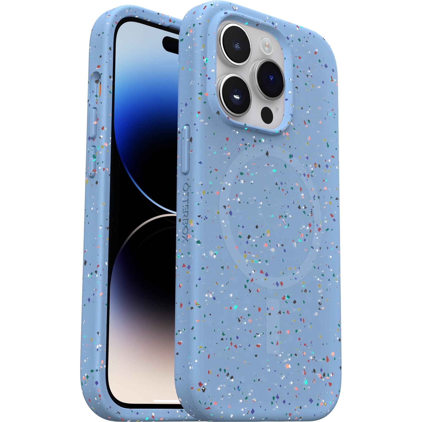 Foto 6 pulgar | Funda Otterbox Para Iphone 14 Pro, Sostenible, Para Fiestas, Color Azul - Venta Internacional.