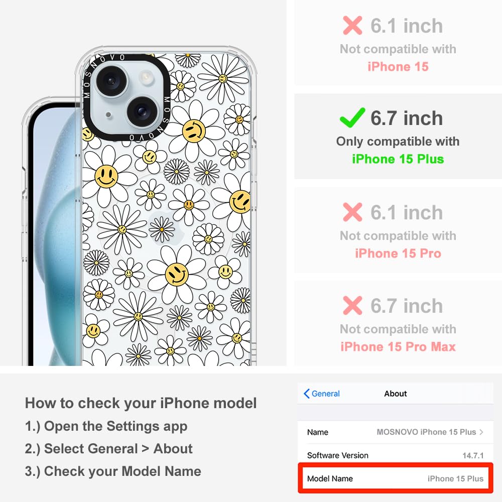 Foto 2 | Funda De Teléfono Mosnovo Para Iphone 15 Plus/iphone 14 Plus Transparente - Venta Internacional.