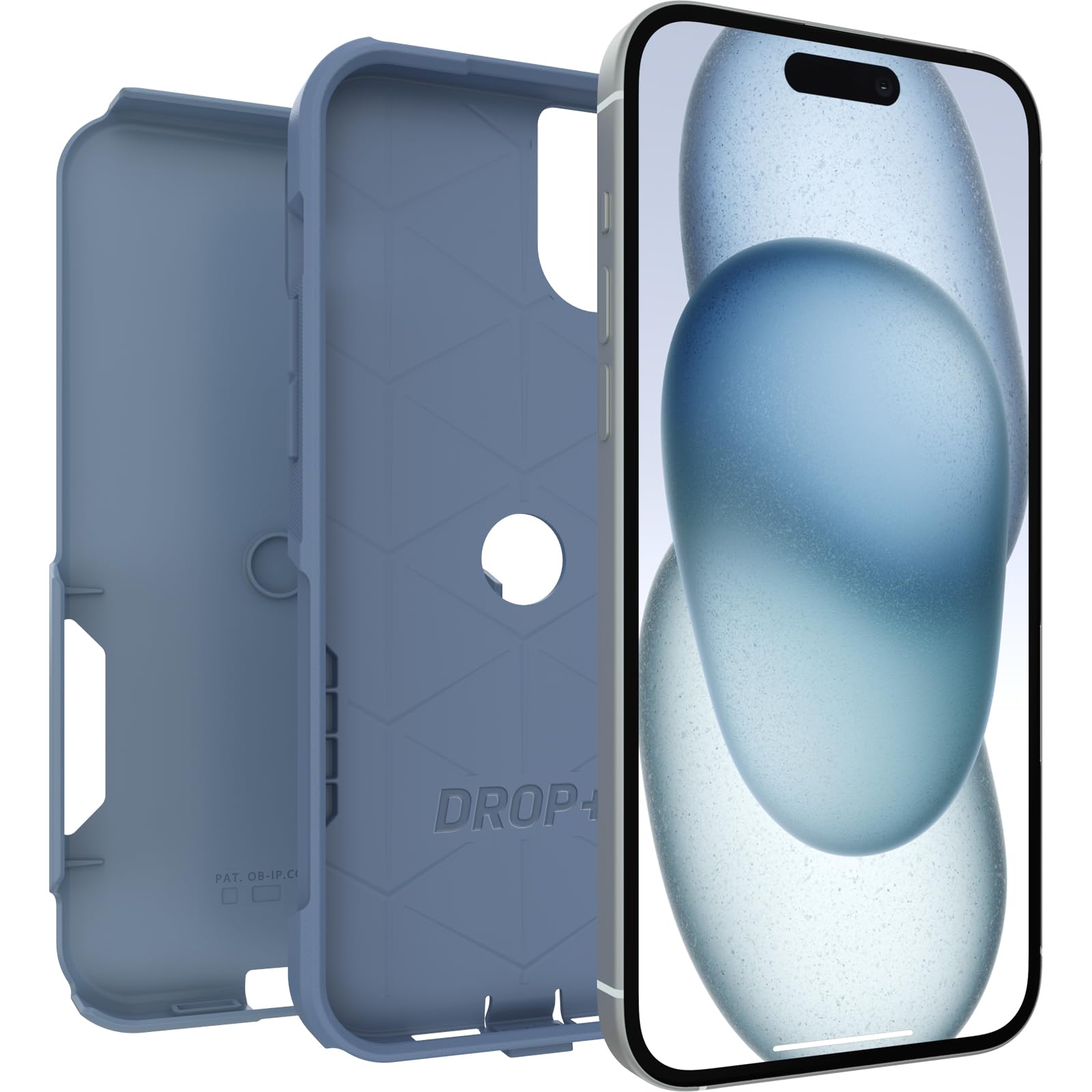 Foto 5 pulgar | Funda Otterbox Commuter Series Para Iphone 15 Plus/14 Plus, Color Azul - Venta Internacional.
