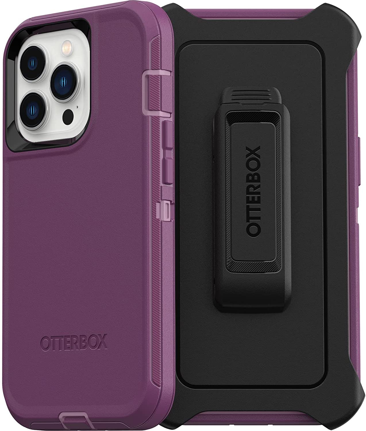 Foto 2 pulgar | Funda Otterbox Defender Series Para Iphone 13 Pro Happy Purple - Venta Internacional.