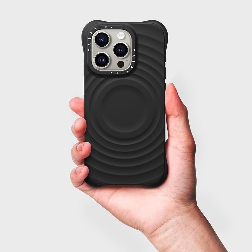 Foto 5 pulgar | Funda Para Teléfono: Tify Ripple Para Iphone 15 Pro Max, Color Negro - Venta Internacional.
