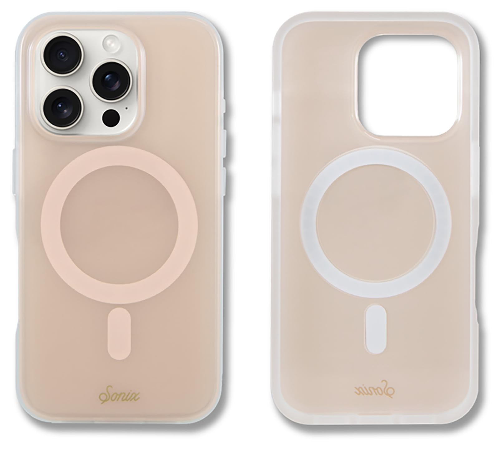Funda De Teléfono Sonix Para Iphone 16 Pro Magsafe 3m Drop Jelly Apricot - Venta Internacional.