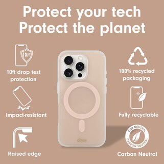 Foto 4 | Funda De Teléfono Sonix Para Iphone 16 Pro Magsafe 3m Drop Jelly Apricot - Venta Internacional.