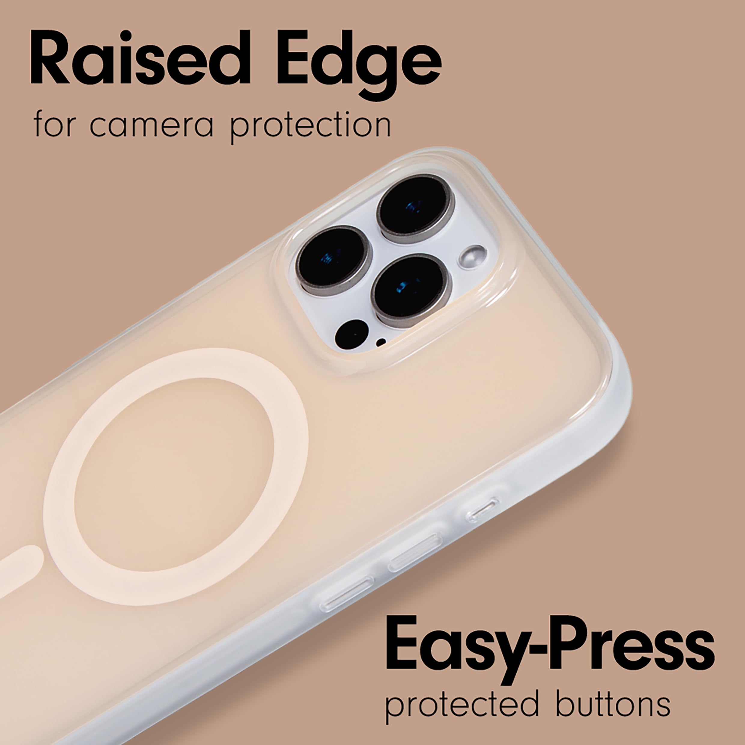 Foto 6 pulgar | Funda De Teléfono Sonix Para Iphone 16 Pro Magsafe 3m Drop Jelly Apricot - Venta Internacional.
