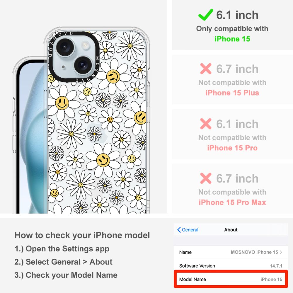 Foto 2 | Funda De Teléfono Mosnovo Compatible Con Iphone 15 Con Magsafe - Venta Internacional.