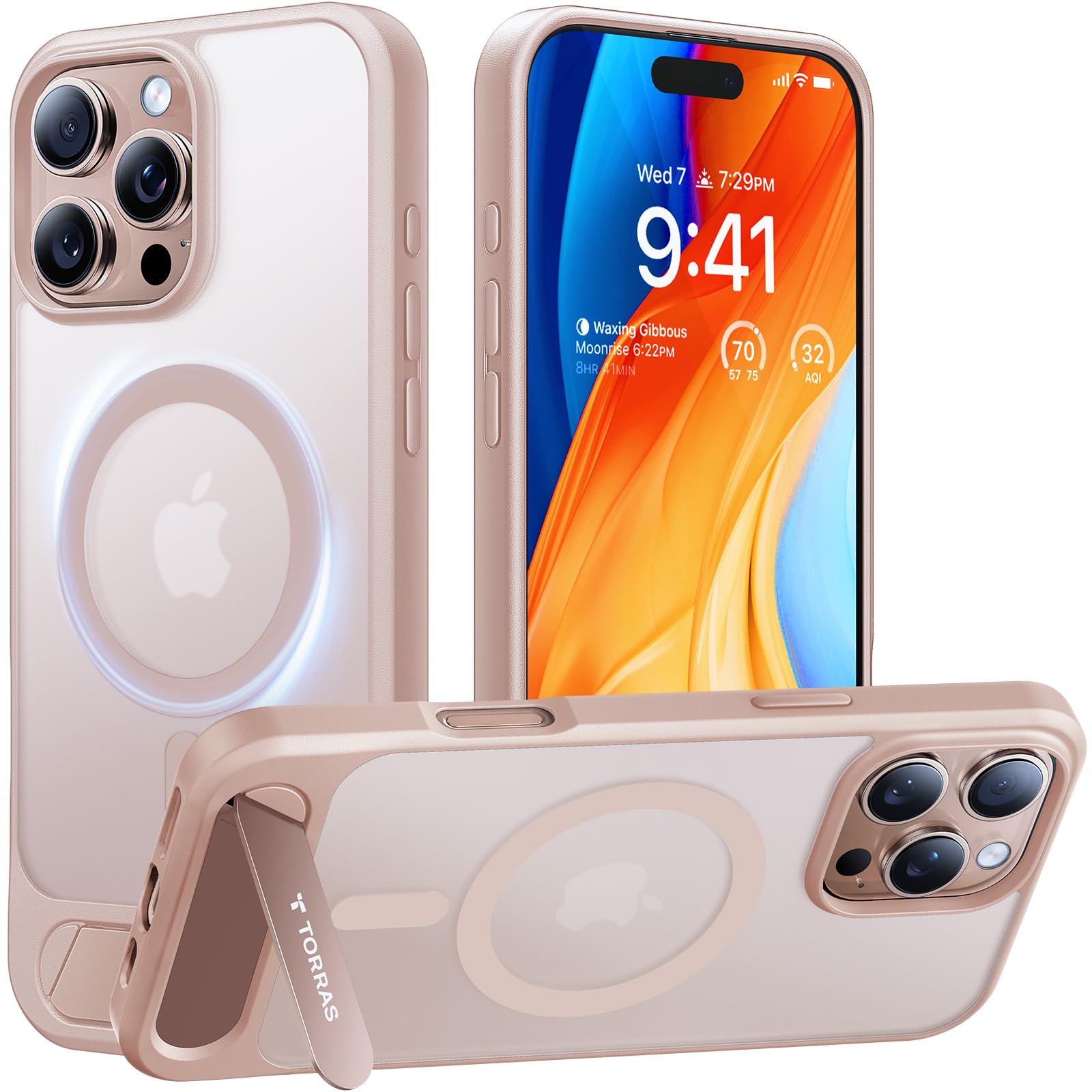 Funda Para Teléfono Torras Strong Magnetic Stand Iphone 16 Pro Max - Venta Internacional.