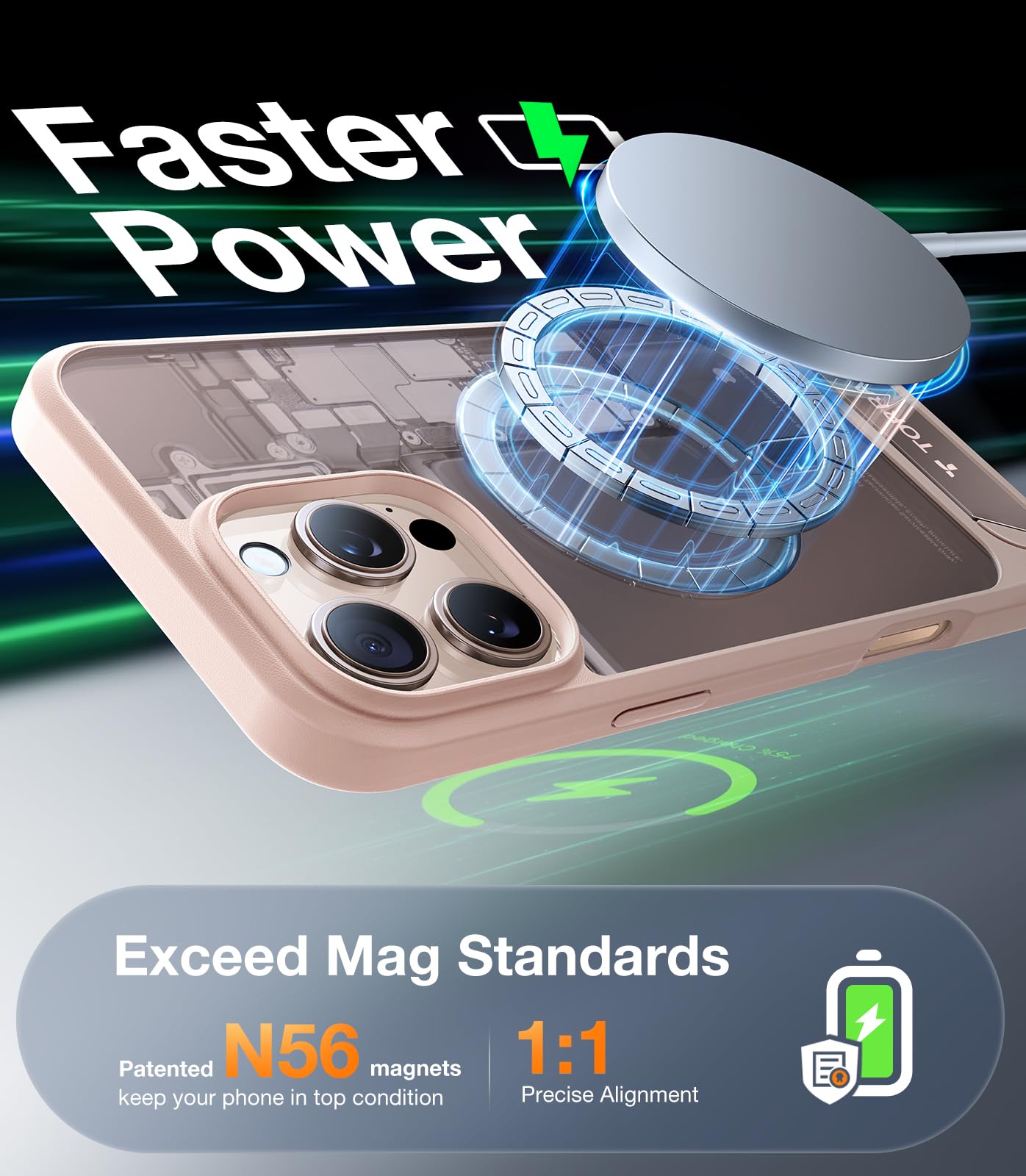 Foto 5 pulgar | Funda Para Teléfono Torras Strong Magnetic Stand Iphone 16 Pro Max - Venta Internacional.