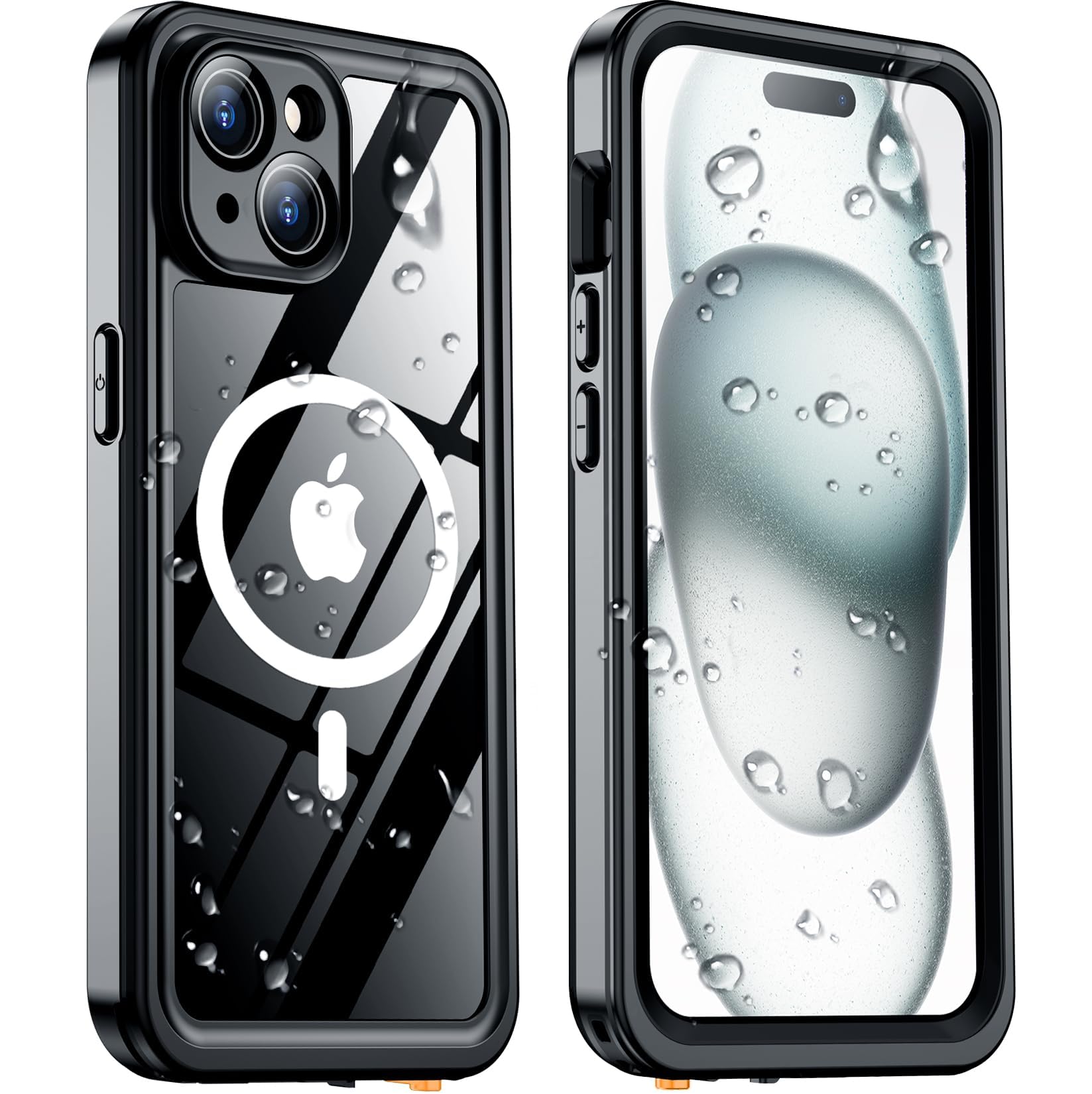 Foto 2 pulgar | Funda De Teléfono Temdan Magnética Impermeable Para Iphone 15 De 6.1 Pulgadas - Venta Internacional.