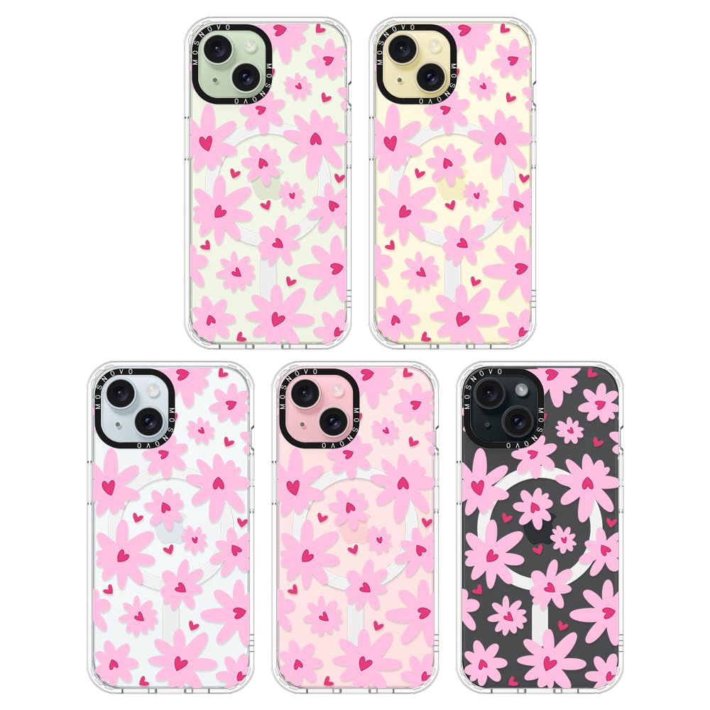 Foto 4 pulgar | Funda Para Teléfono Mosnovo Compatible Con Iphone 15 Love In Bloom - Venta Internacional.