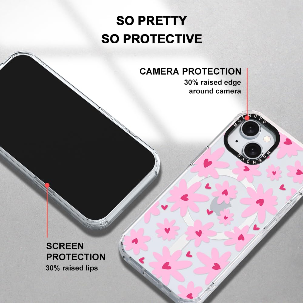 Foto 7 pulgar | Funda Para Teléfono Mosnovo Compatible Con Iphone 15 Love In Bloom - Venta Internacional.