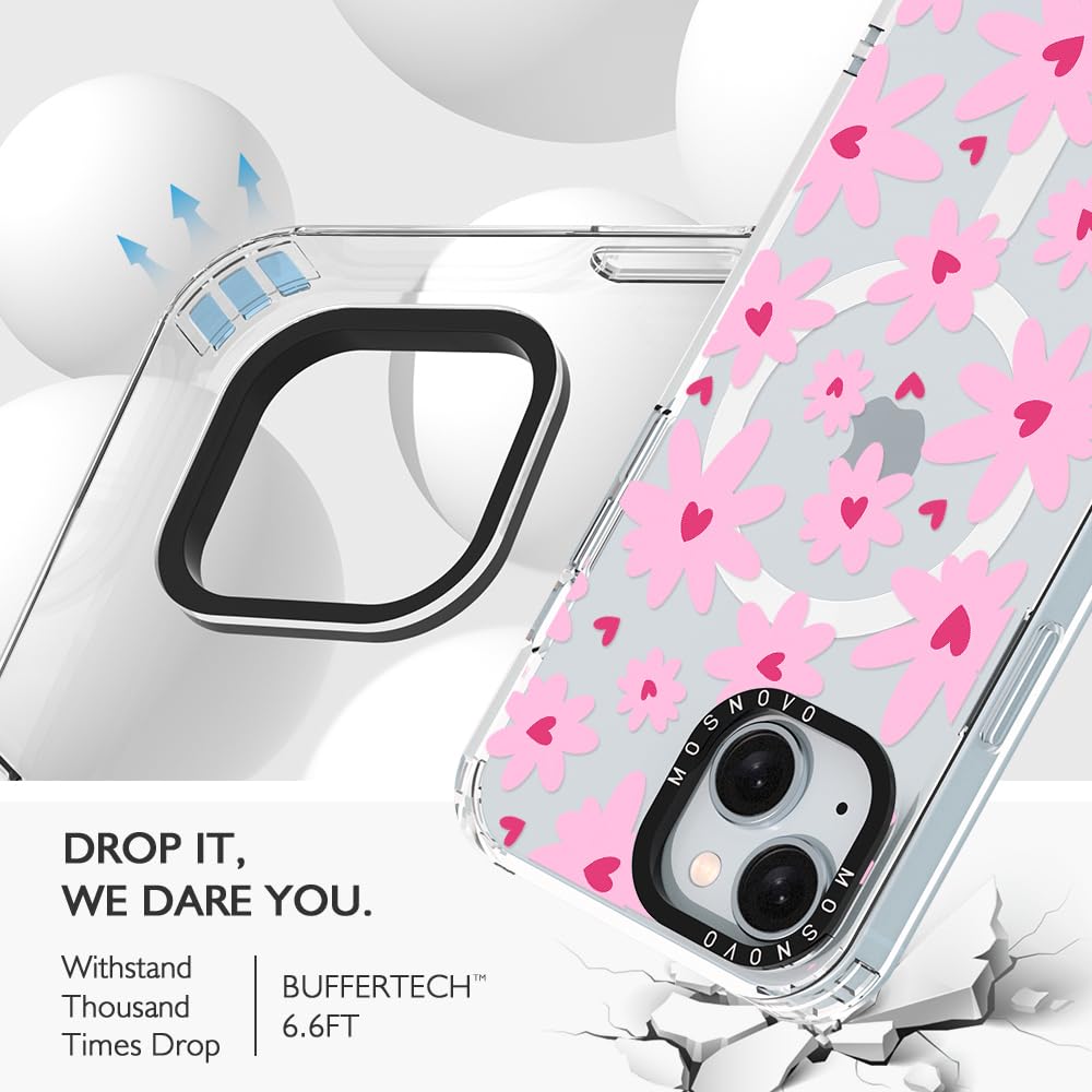 Foto 8 pulgar | Funda Para Teléfono Mosnovo Compatible Con Iphone 15 Love In Bloom - Venta Internacional.
