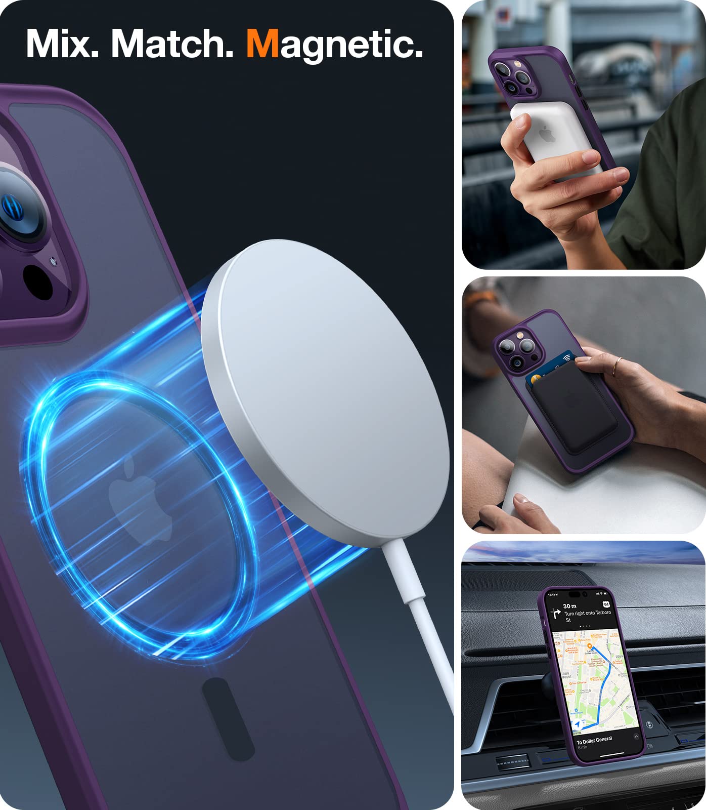 Foto 3 pulgar | Funda Para Teléfono Torras Magnetic Guardian Para Iphone 14 Pro Max De 6.7 Pulgadas - Venta Internacional.