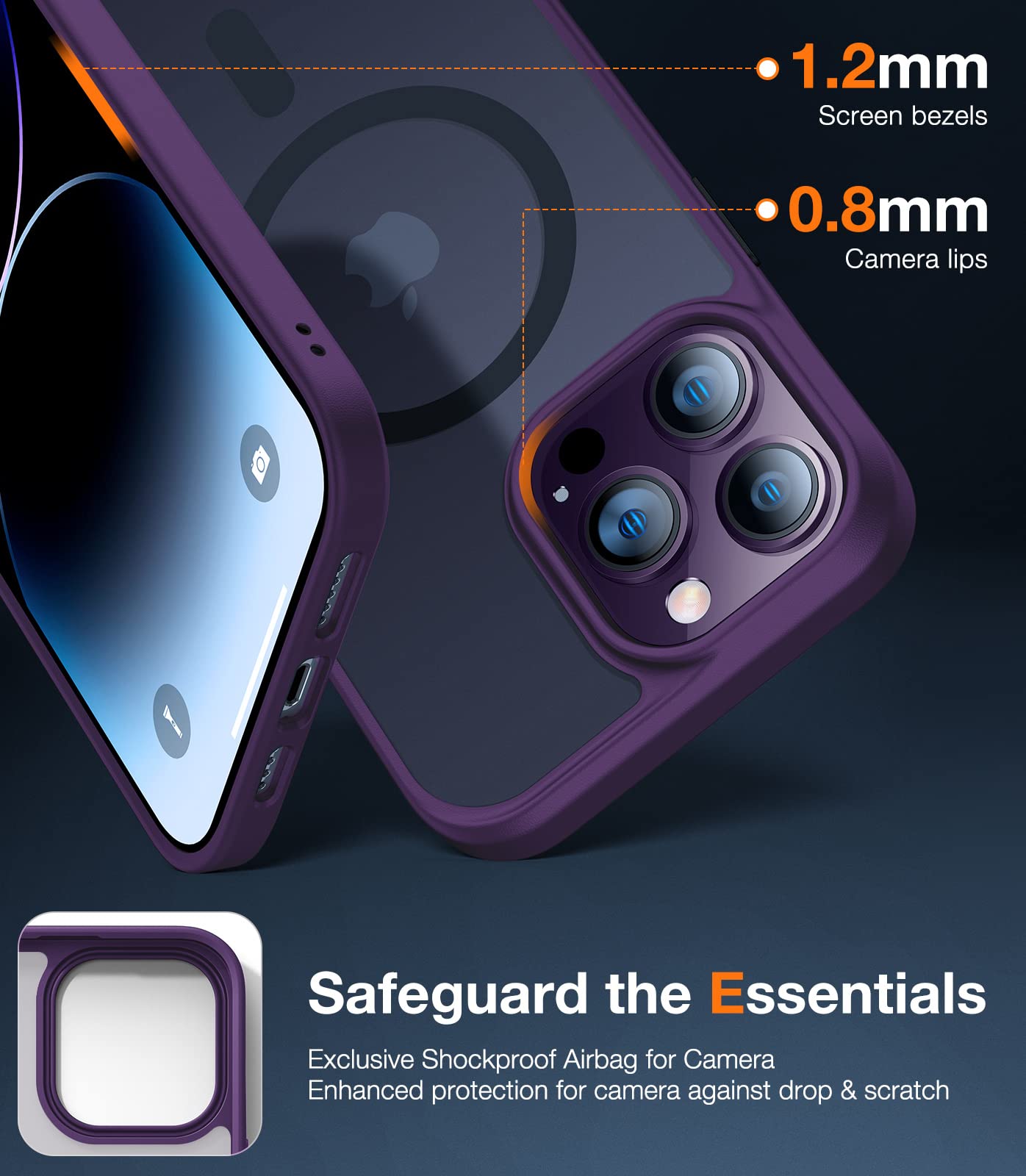 Foto 5 pulgar | Funda Para Teléfono Torras Magnetic Guardian Para Iphone 14 Pro Max De 6.7 Pulgadas - Venta Internacional.