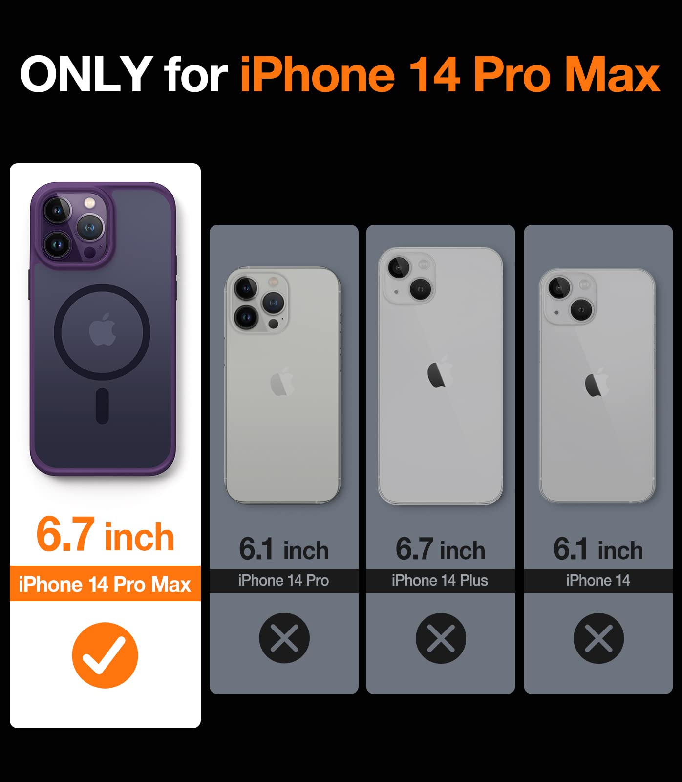 Foto 8 pulgar | Funda Para Teléfono Torras Magnetic Guardian Para Iphone 14 Pro Max De 6.7 Pulgadas - Venta Internacional.