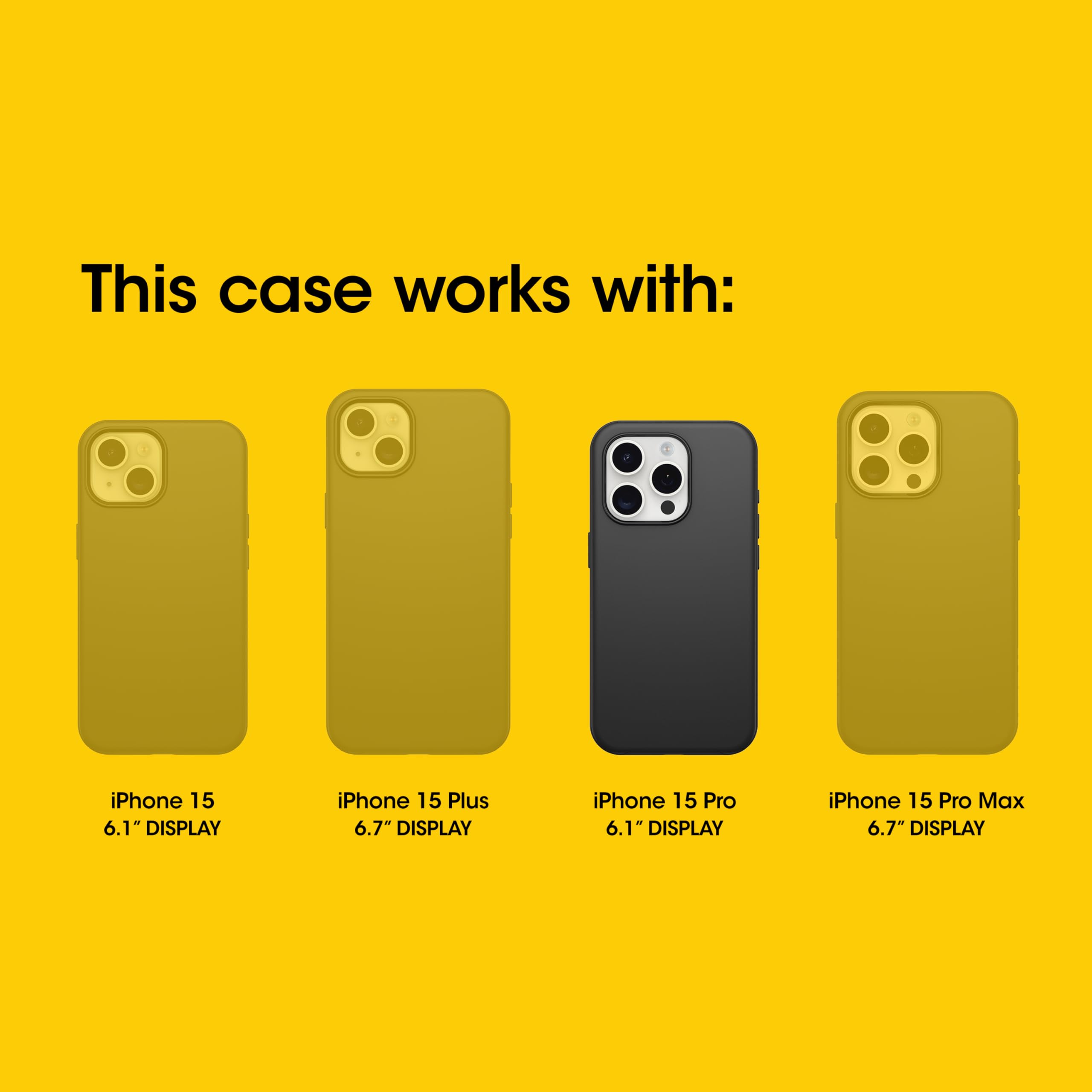 Foto 3 pulgar | Funda De Teléfono Otterbox Symmetry Series Para Iphone 15 Pro - Venta Internacional.