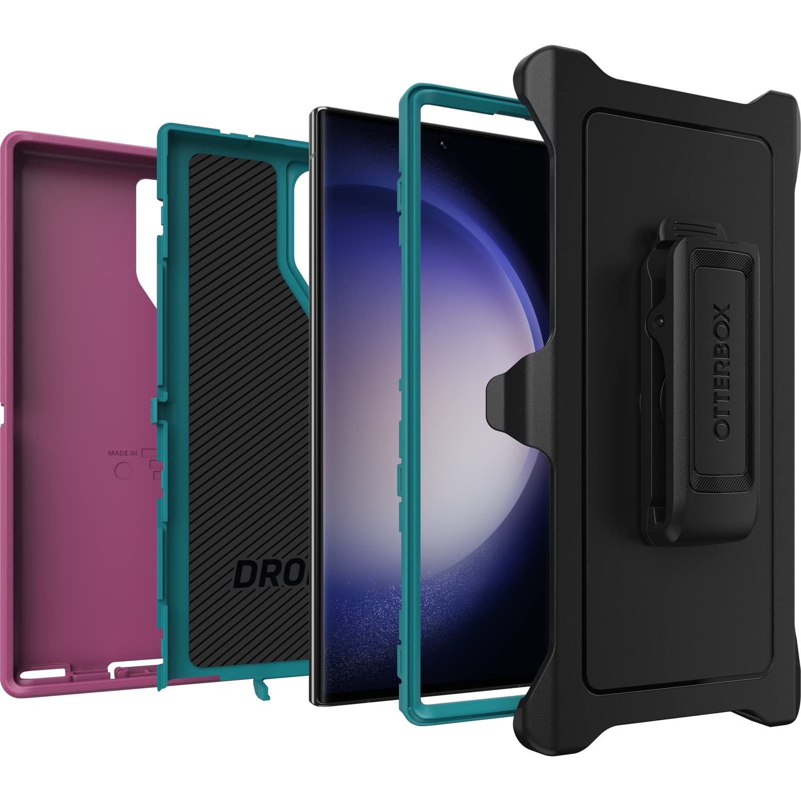 Foto 6 pulgar | Funda Otterbox Defender Series Para Galaxy S23 Ultra Pink - Venta Internacional.