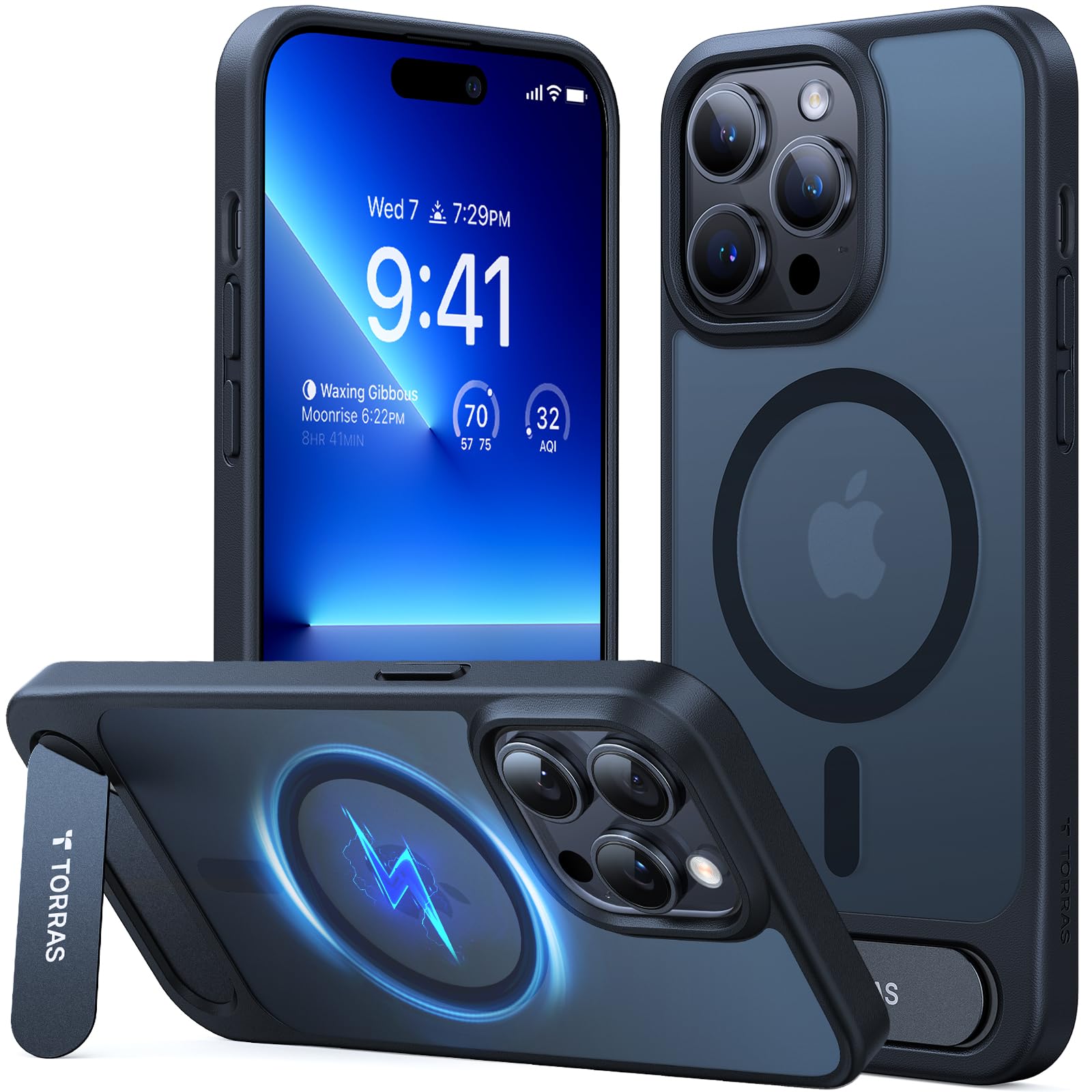 Funda Para Teléfono Torras Strong Magnetic Stand Iphone 14 Pro Max - Venta Internacional.