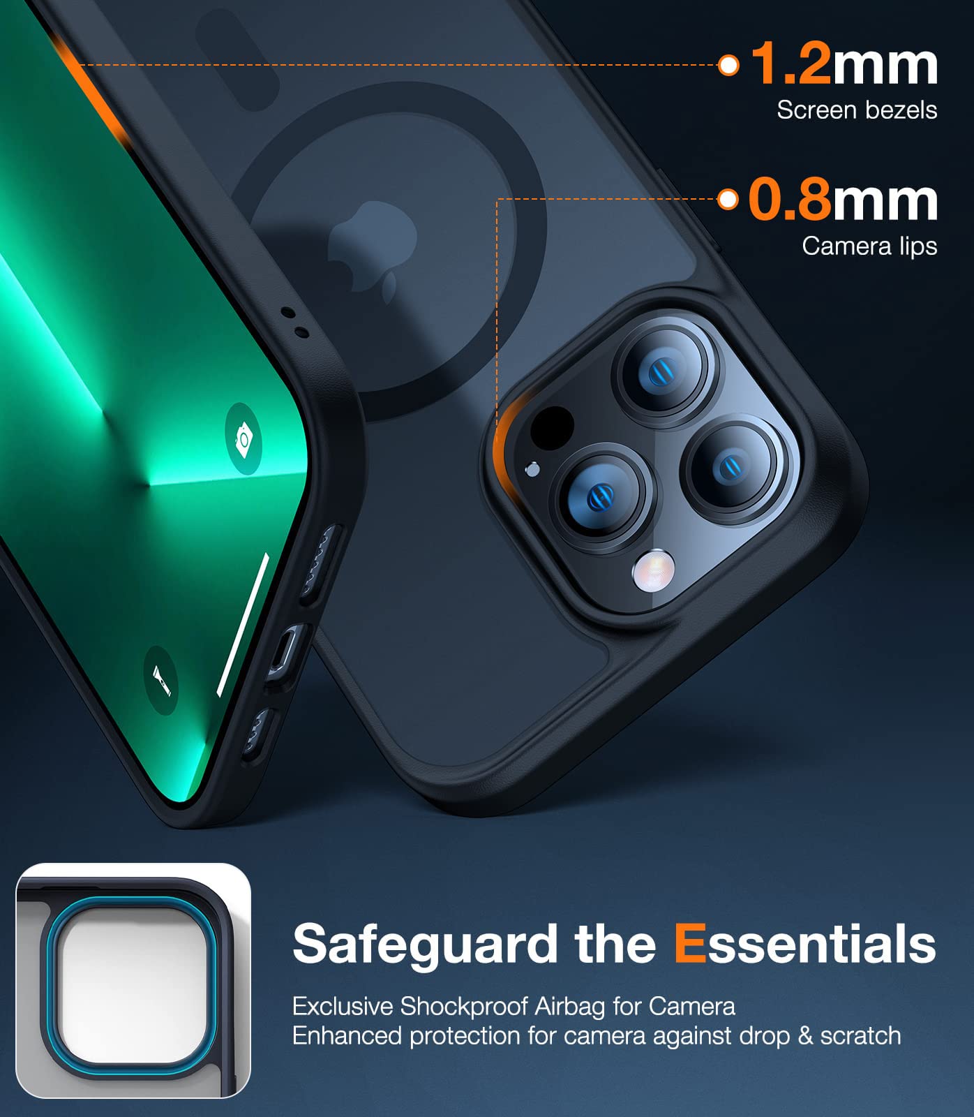 Foto 6 pulgar | Funda De Teléfono Torras Stronger Magnetic Para Iphone 14 Pro - Venta Internacional.