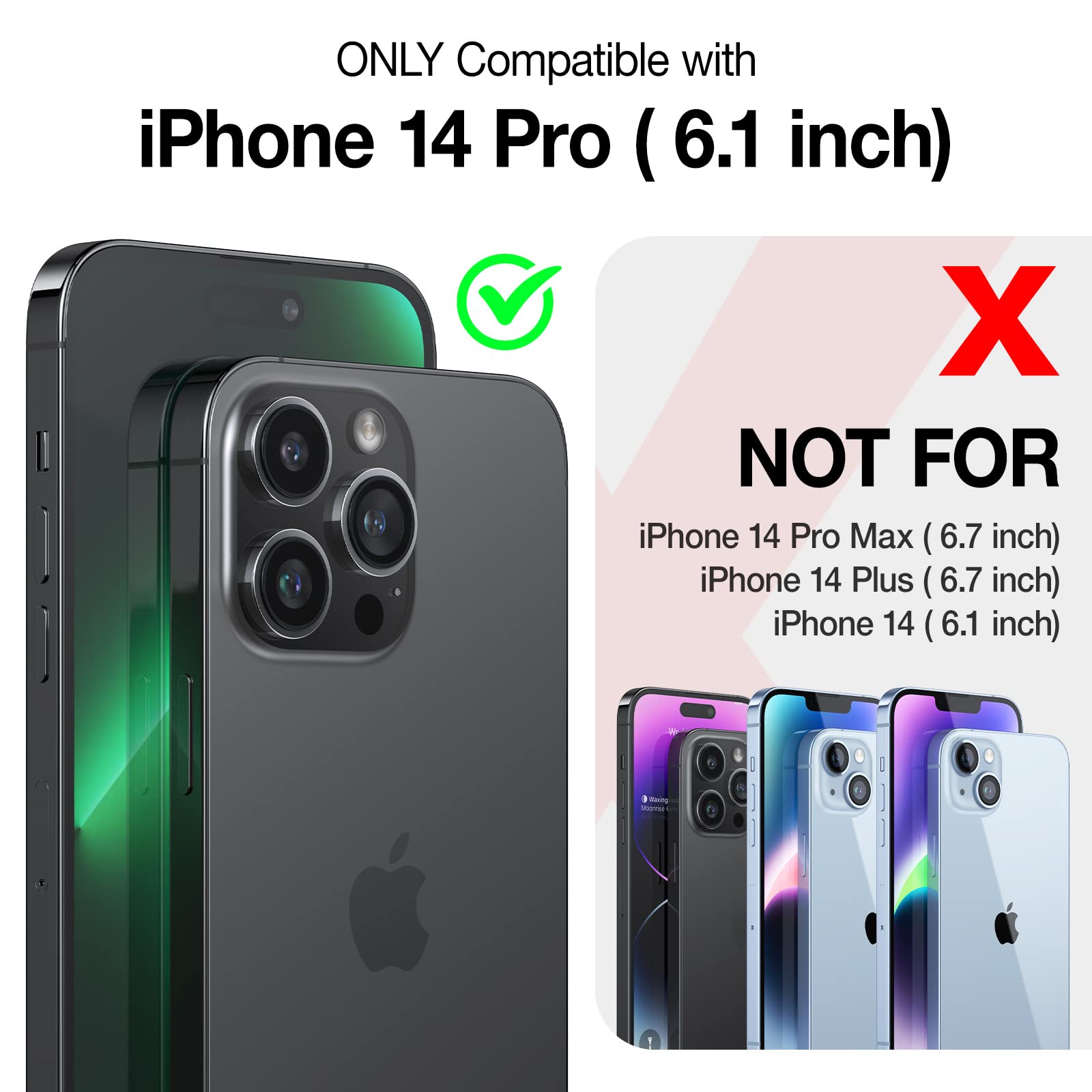 Foto 8 pulgar | Funda De Teléfono Torras Stronger Magnetic Para Iphone 14 Pro - Venta Internacional.