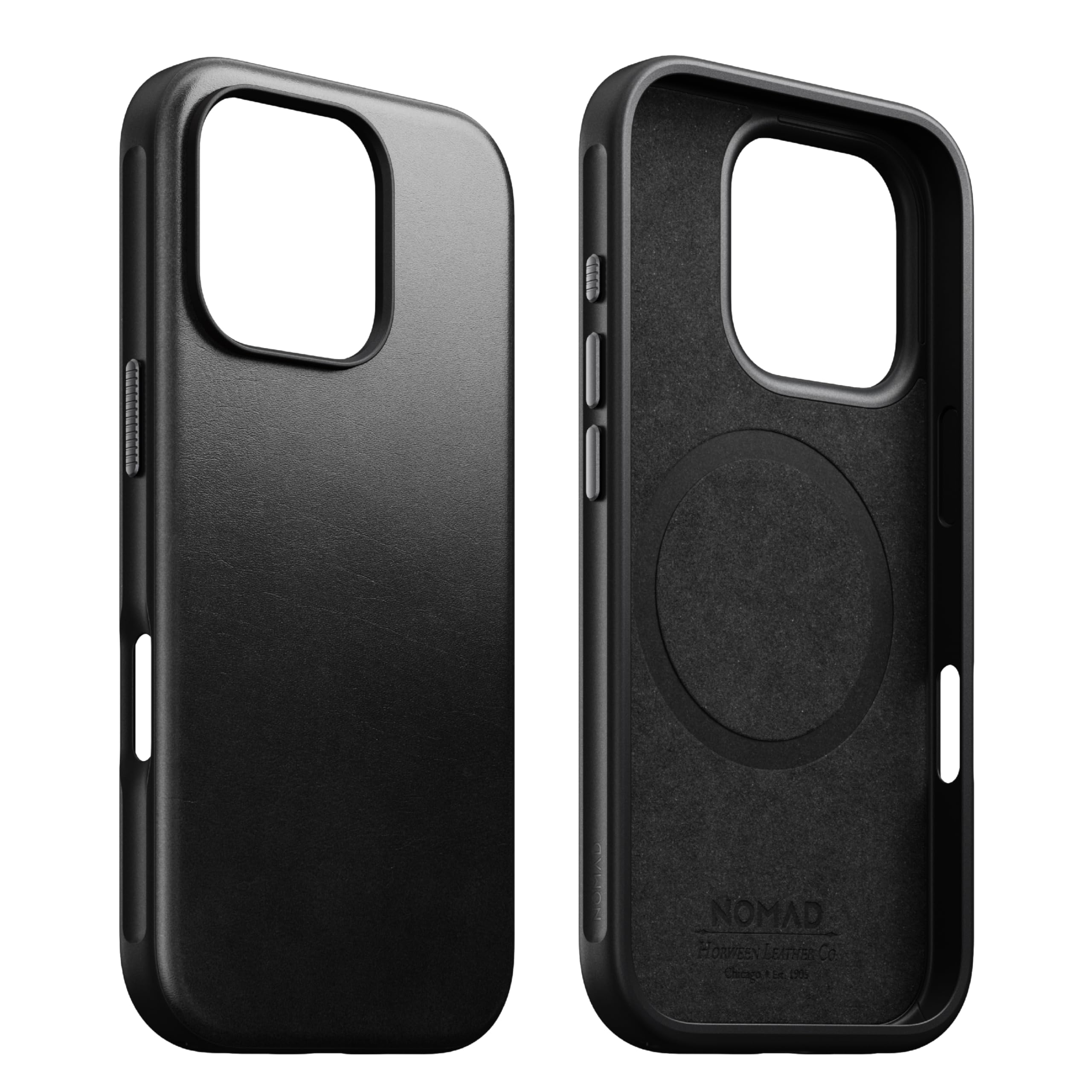 Funda De Piel Para Iphone 16 Pro Nomad Modern Black - Venta Internacional.