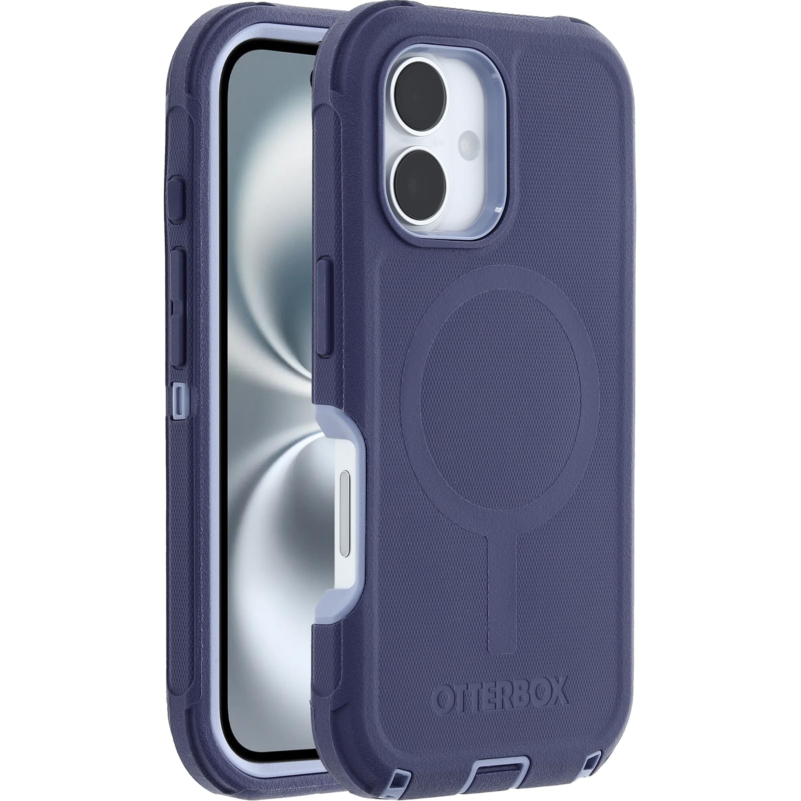 Foto 4 pulgar | Funda Otterbox Defender Series Para Iphone 16, Color Morado Oscuro - Venta Internacional.