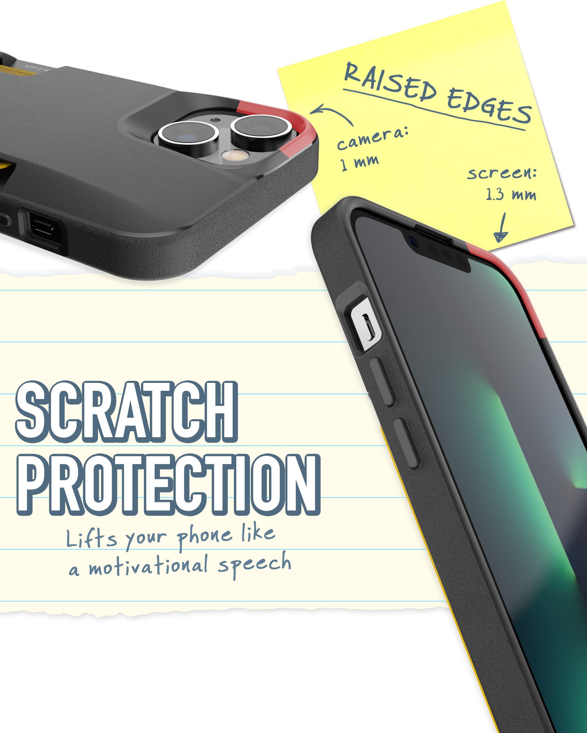 Foto 4 | Funda Tipo Cartera Smartish  Para Iphone 14 Wallet Slayer Vol. 1, Negra - Venta Internacional.