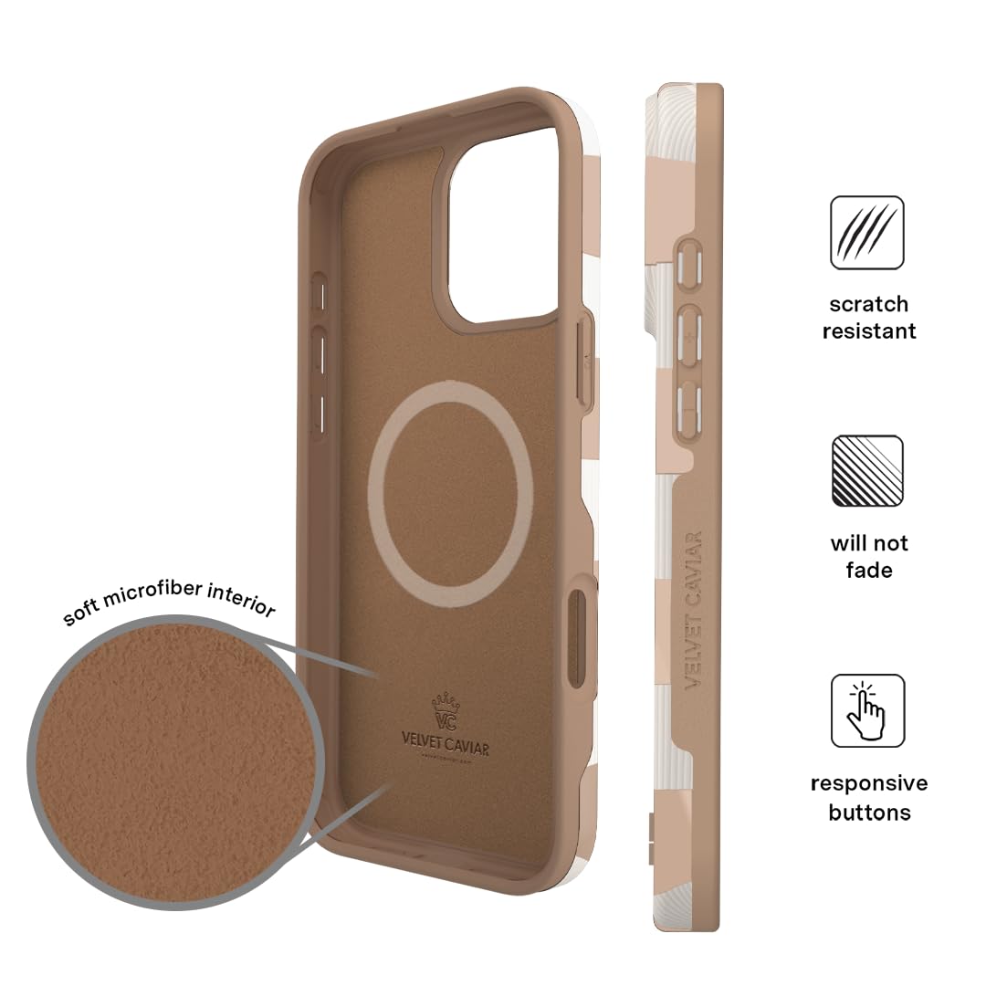 Foto 7 pulgar | Funda De Teléfono Velvet Caviar A Cuadros Para Iphone 16 Pro Max - Venta Internacional.